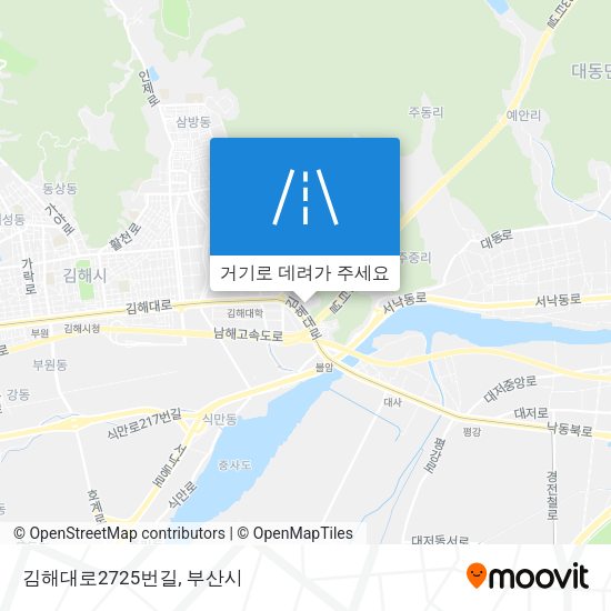 김해대로2725번길 지도