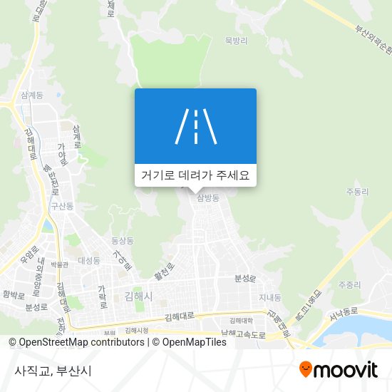 사직교 지도