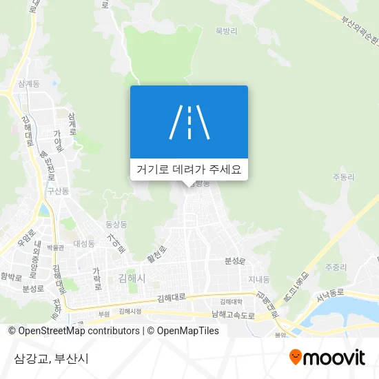 삼강교 지도
