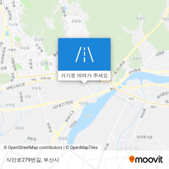 식만로279번길 지도