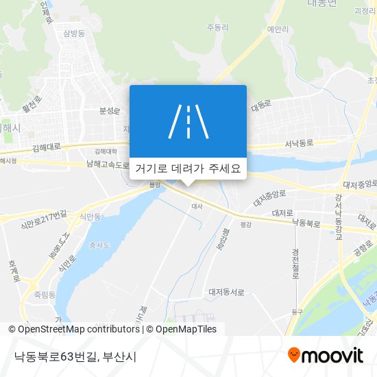 낙동북로63번길 지도