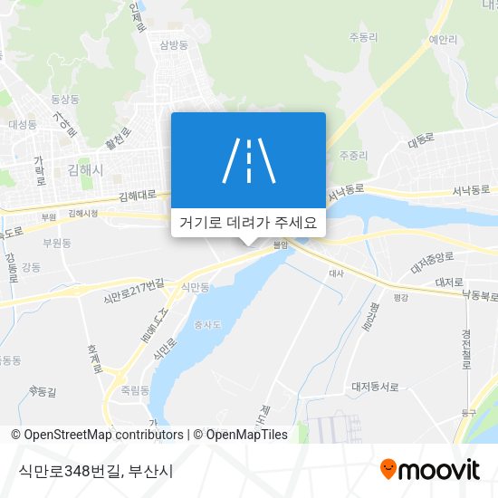식만로348번길 지도