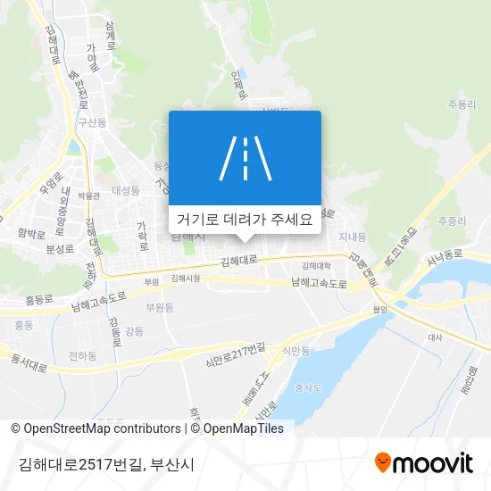 김해대로2517번길 지도