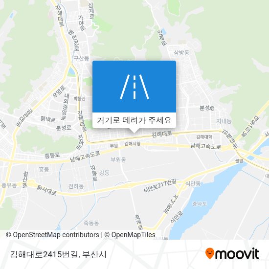 김해대로2415번길 지도