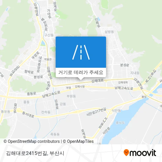 김해대로2415번길 지도