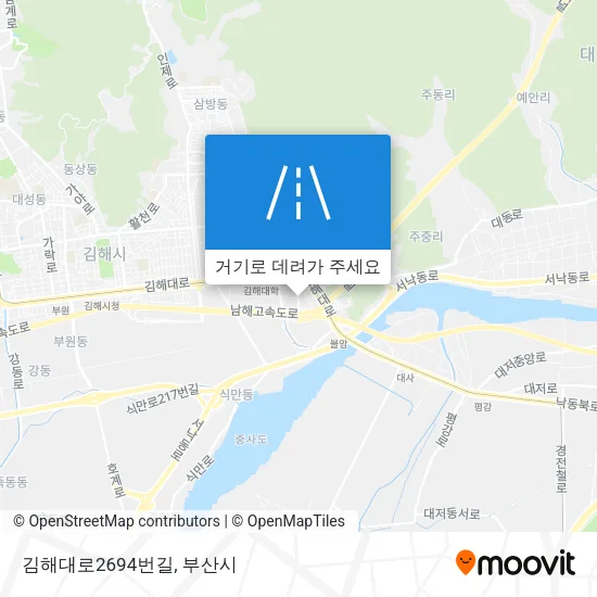 김해대로2694번길 지도