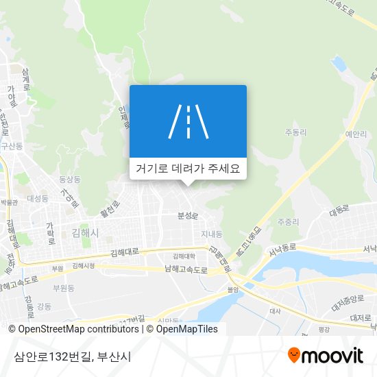 삼안로132번길 지도