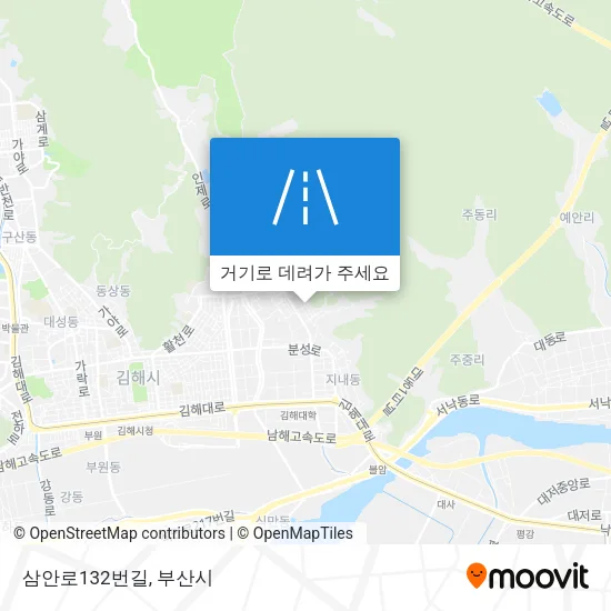 삼안로132번길 지도