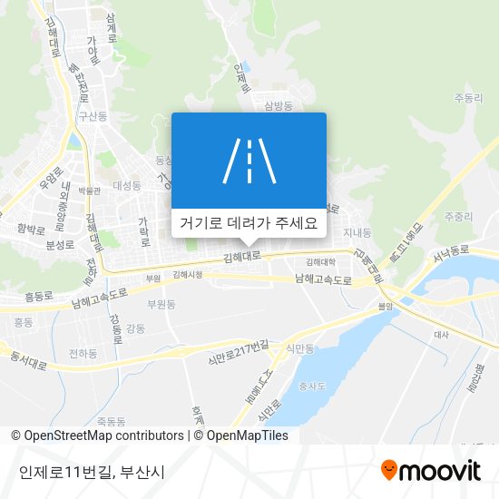 인제로11번길 지도
