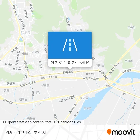 인제로11번길 지도