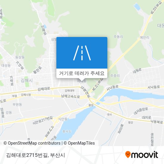 김해대로2715번길 지도
