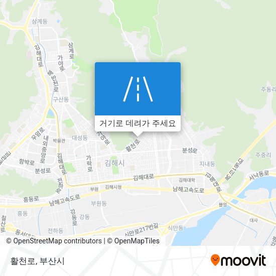 활천로 지도