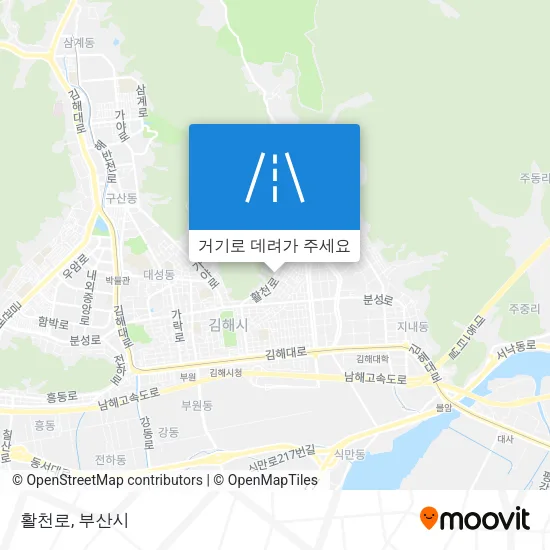활천로 지도