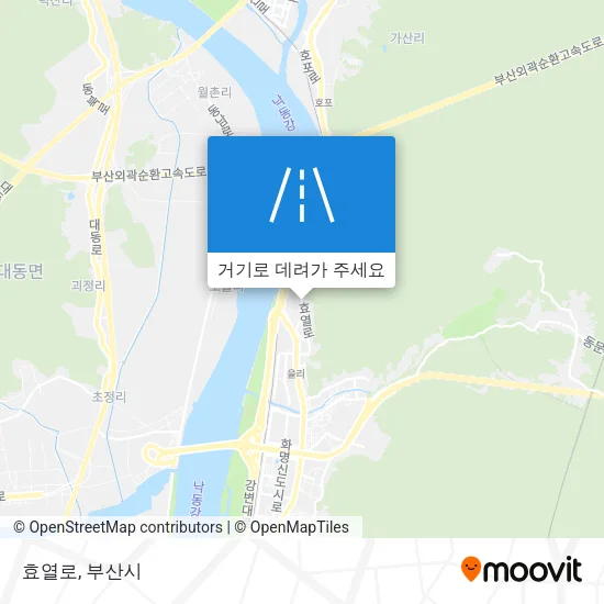 효열로 지도