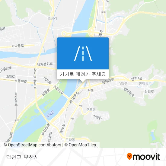 덕천교 지도