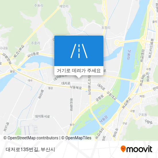 대저로135번길 지도