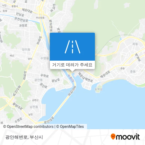 광안해변로 지도