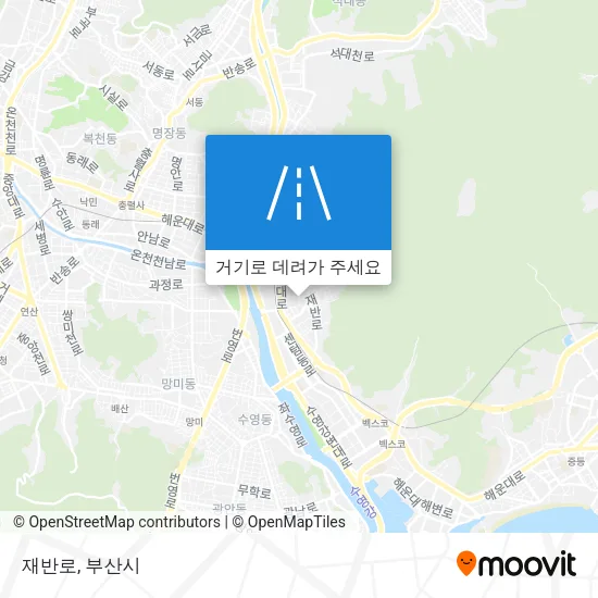 재반로 지도