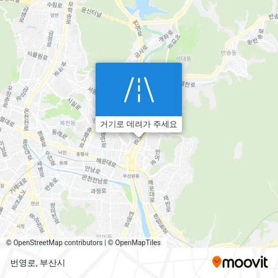번영로 지도