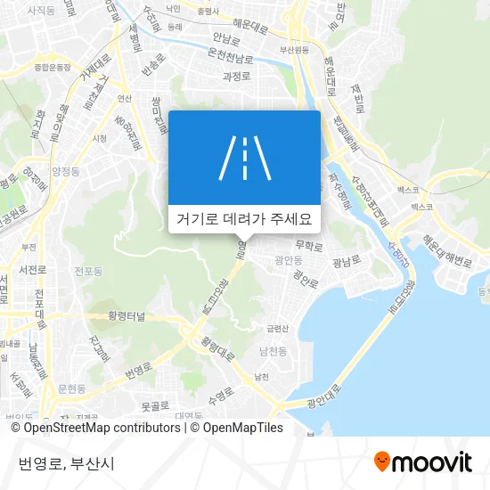 번영로 지도