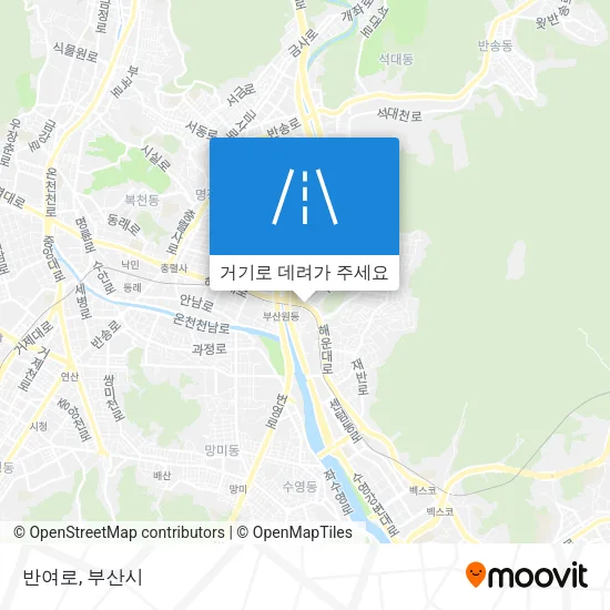 반여로 지도