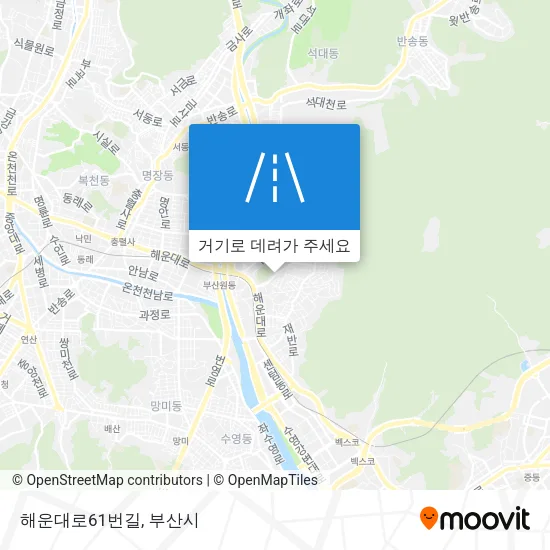 해운대로61번길 지도