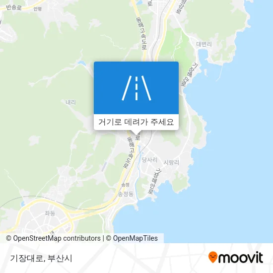 기장대로 지도