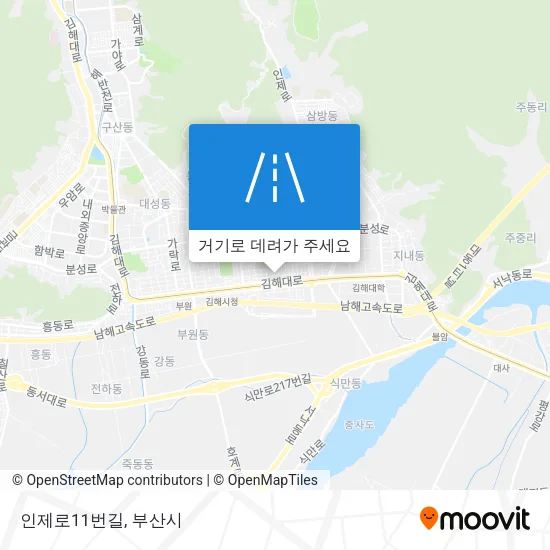 인제로11번길 지도
