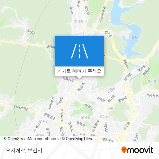 오시게로 지도