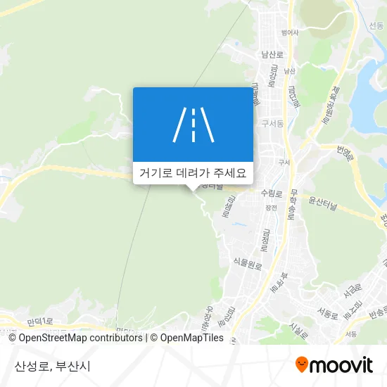 산성로 지도