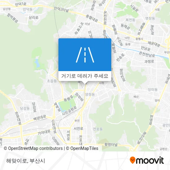 해맞이로 지도