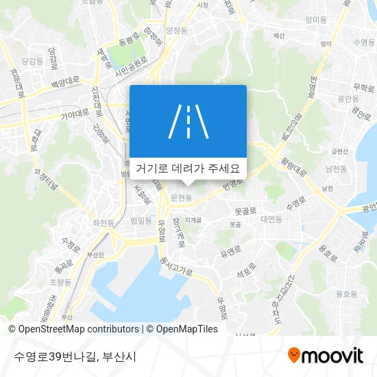 수영로39번나길 지도