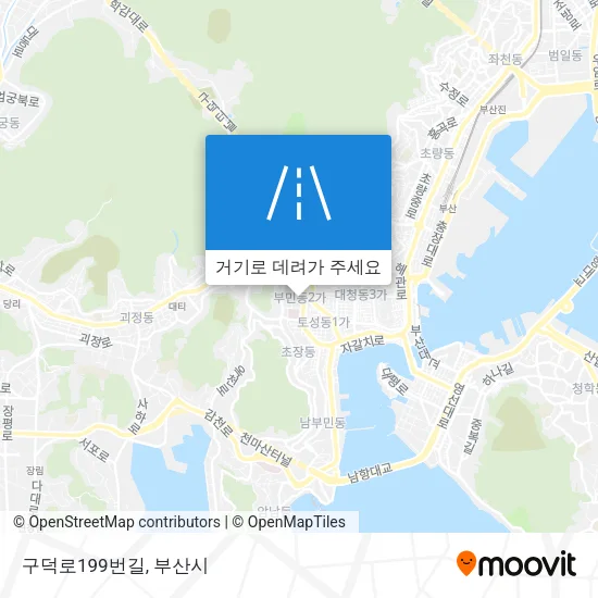 구덕로199번길 지도