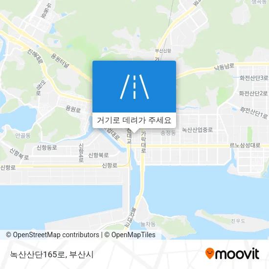 녹산산단165로 지도
