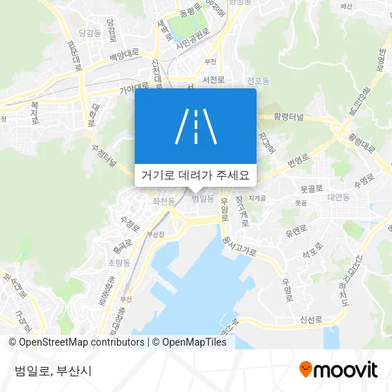 범일로 지도
