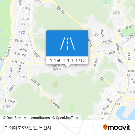가야대로378번길 지도