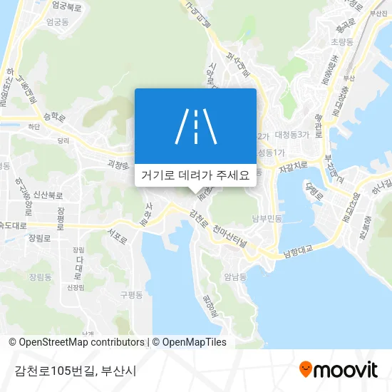 감천로105번길 지도