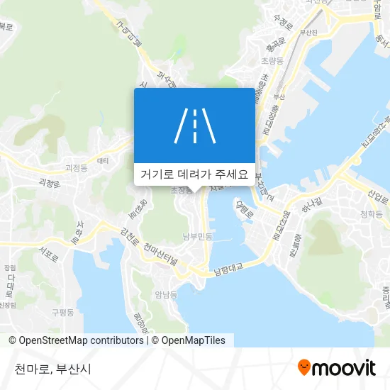천마로 지도