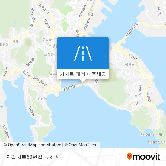 자갈치로60번길 지도