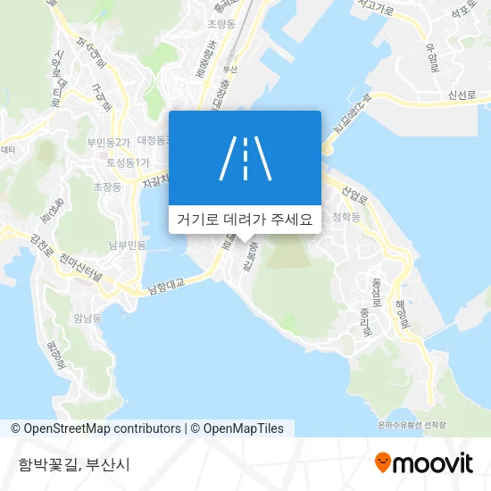 함박꽃길 지도