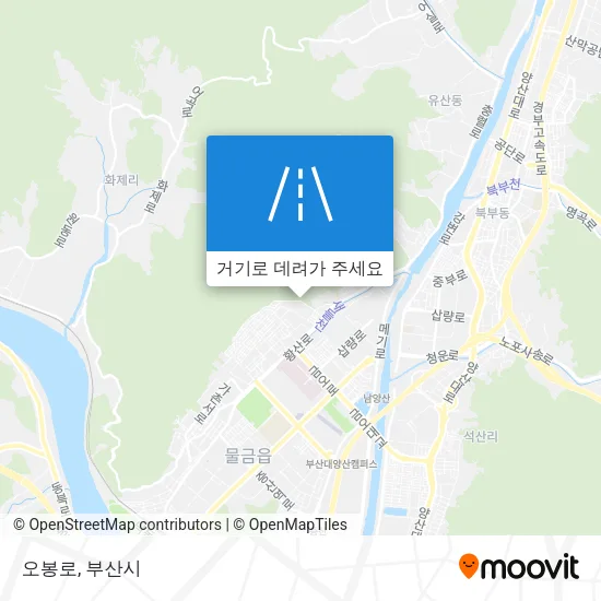 오봉로 지도