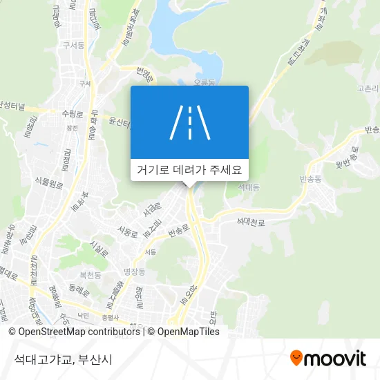 석대고갸교 지도