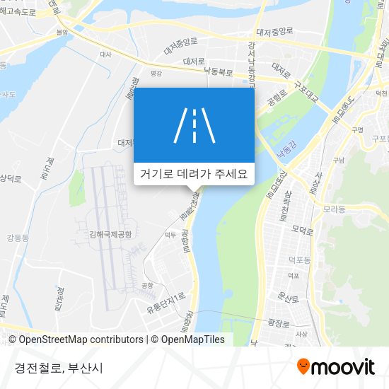경전철로 지도