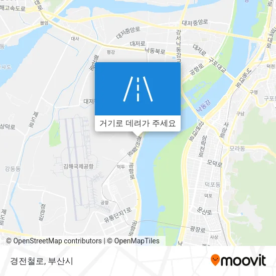 경전철로 지도