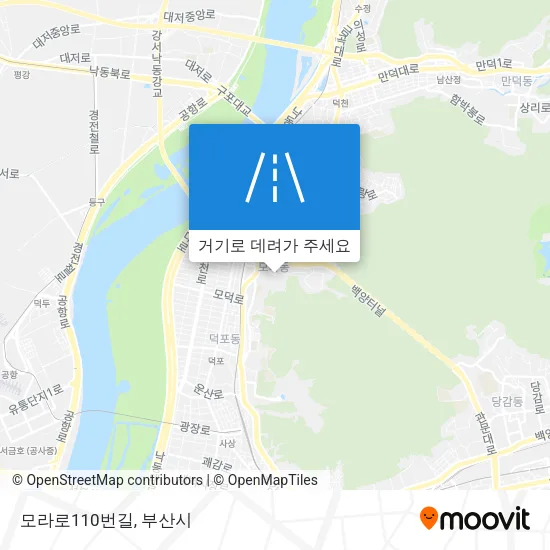 모라로110번길 지도
