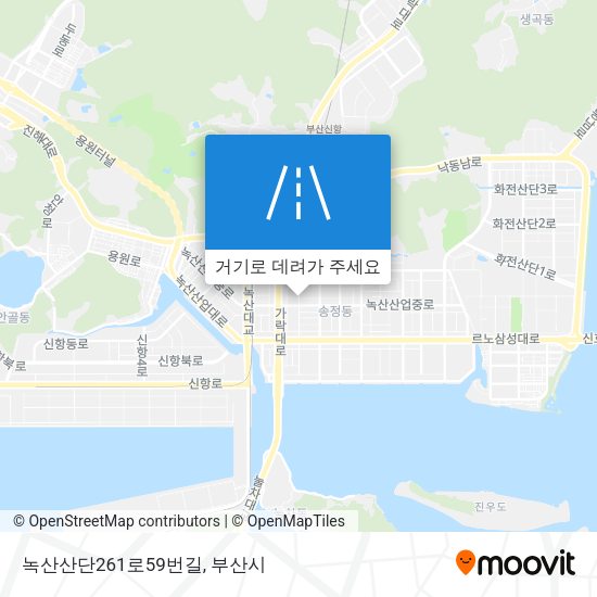 녹산산단261로59번길 지도