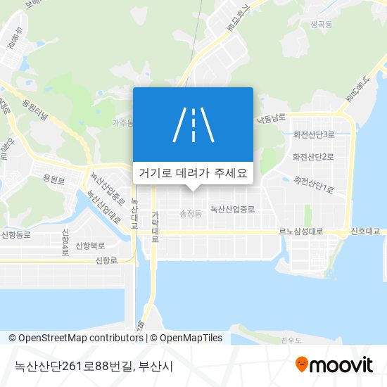 녹산산단261로88번길 지도