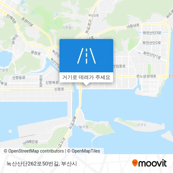 녹산산단262로50번길 지도