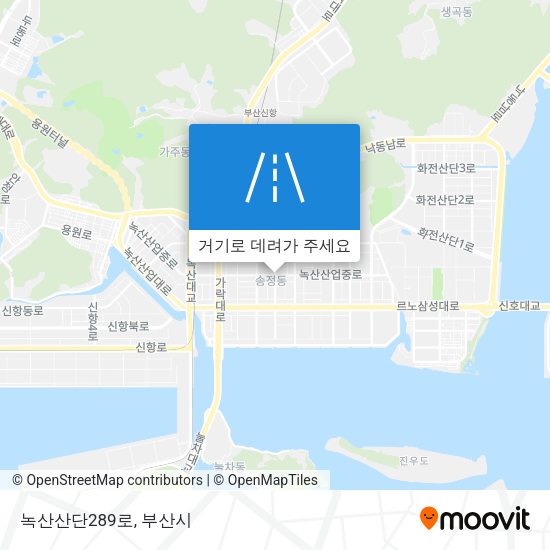 녹산산단289로 지도