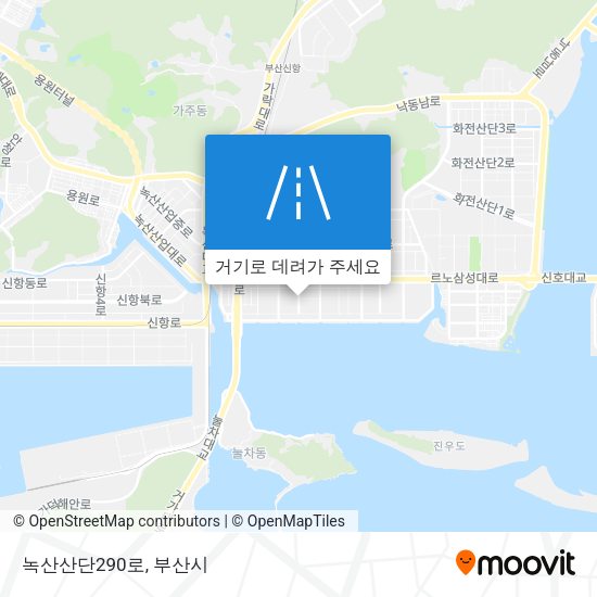 녹산산단290로 지도